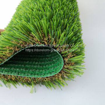 High Dtex of Yarn Artificial Turf With 4 Tones,U Shape Synthetic Grass photo-4
