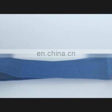 Logo customized elastic band  adjustable stretched loop cinch strap with plastic or mental buckle