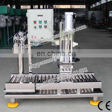 Semi-auto Chemical Paint Plastic Bucket Filler Capper