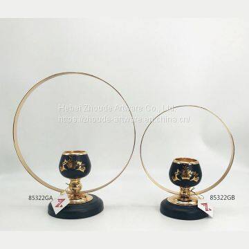 Modern Gold Metal Candle Holder From China photo-2