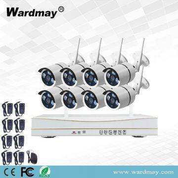 CCTV 8CH 1.0MP/2.0MP Home Security Video Surveillance Alarm Wireless WiFi NVR Kits System