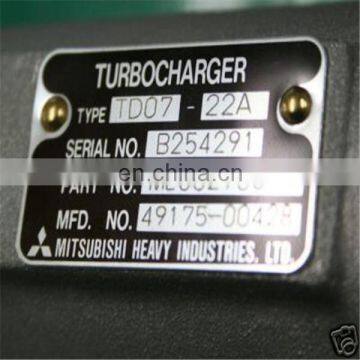 TD07-22A Turbocharger 49175-00428 ME032938 the High Quality