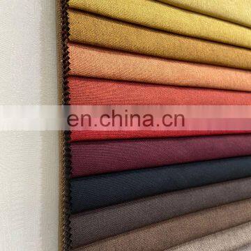 Sofa Fabric High Quality Upholster 100% Polyester Woven Trending Products Coating Sofa Linen Look Fabric