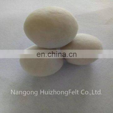 Custom Print Organic Reusable Laundry Wool Felt Dryer Balls 6 Packs photo-4