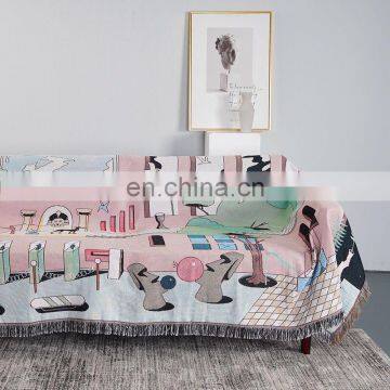 China Supplier Original Design Style Beach Towel Woven Tapestry photo-3