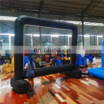 Cheap Nylon Fabric Air Blow Up Portable Screen , Inflatable Movie Screen For Family or Commercial Use photo-5
