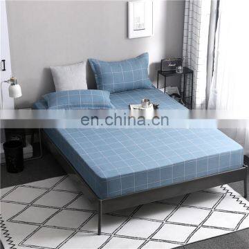 2020 Comfort Knit Polyester Flat Fitted Sheet Patterned Counterpane Mattress Pad Cover Protector With Lace From China photo-6