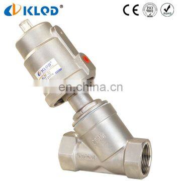 KLJZF-15 good price stainless steel 1/2" two way angle valve