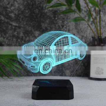 Cute kids lamp 3D 7 Color change creative lamps home decor