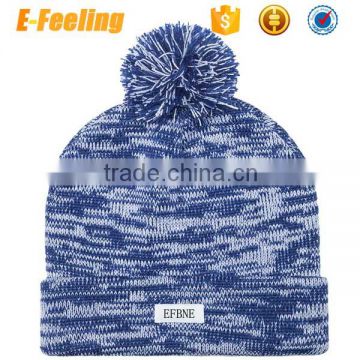 Wholesale Custom Pom Pom Beanie Hat With Pom