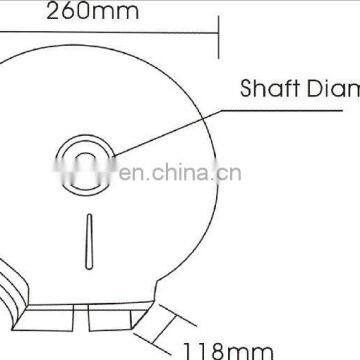 304 Stainless Steel Roll Jumbo Tissue Triple Toilet Paper Dispenser photo-5