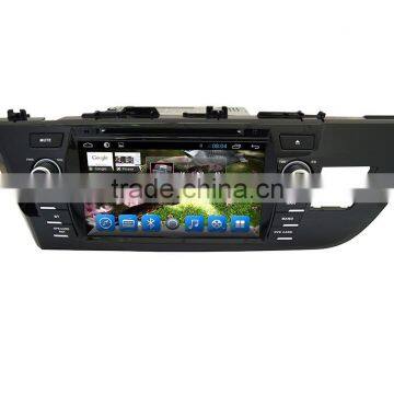 Quad core 2 din car dvd stereo for Toyota Corolla with Radio Bluetooth Wifi OBD SWC