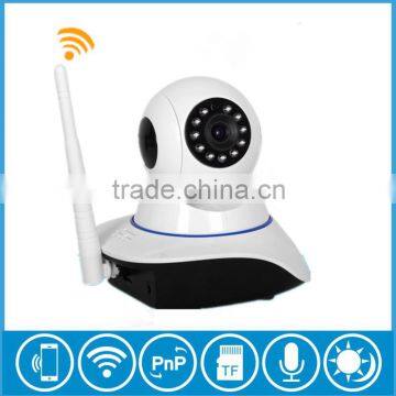 PIR Detector+Smoke Detector+Door Sensor+Wifi IP Camera PTZ P2P Wireless 1.0MP IRCUT CMOS Security Surveillance Camera photo-2