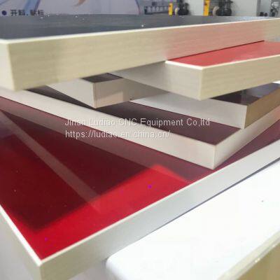 automatic mdf pvc edge banding machine cabinet edge banding machine with double trimming