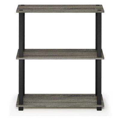 Трехъярусный компактный многофункциональный полочный демонстрационный стеллаж photo-2