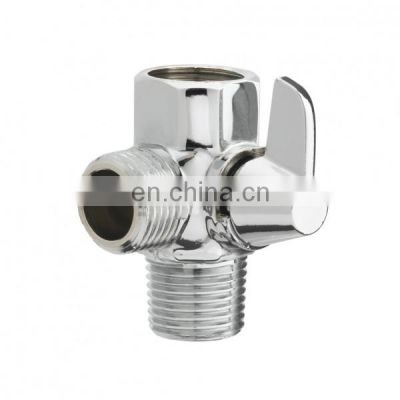 Sealing Sanitary Plumbing Overfill Mini Manual Lockable Inch Forging Flat Brass Flange Stop Valve