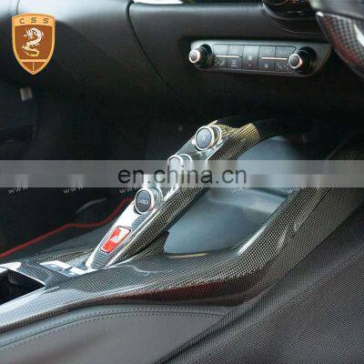 New Design OEM Style For Fer-rail 812 Carbon Fiber AC Air Conditioning Button Cover photo-3