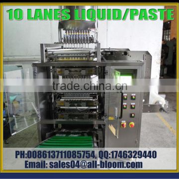 10 lane ketchup filling and packing machine