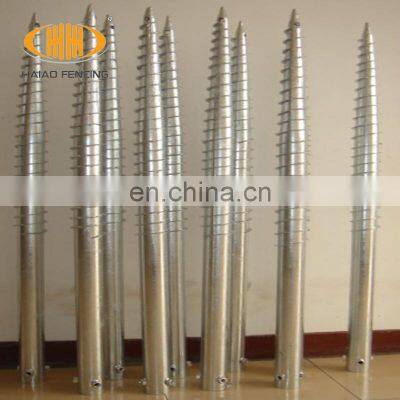 Direct factory solar panel using anchor pile ground screw pole anchor