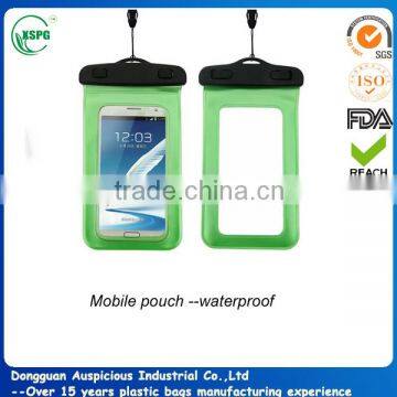 Waterproof bag for smartphone with arm belt