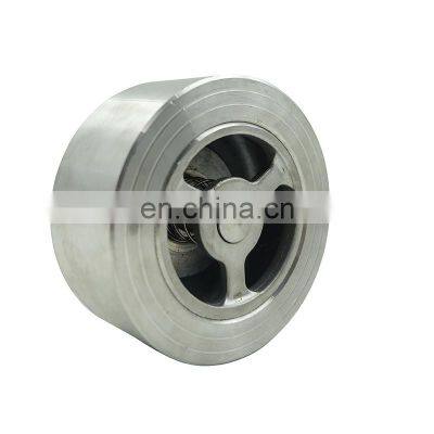 sanitary stainless steel 304 316L Wafer check valve polishing one way no-return check valve