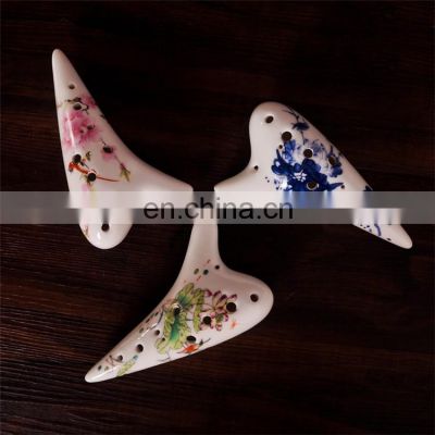 Handmade original 12 holes ceramic ocarina