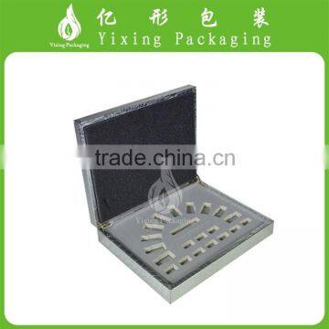Grey PU leather packaging box manufacturer in Guanzhou