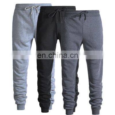 Customized pure cotton men's brushed casual trousers sports foot pants trousers jogging pants