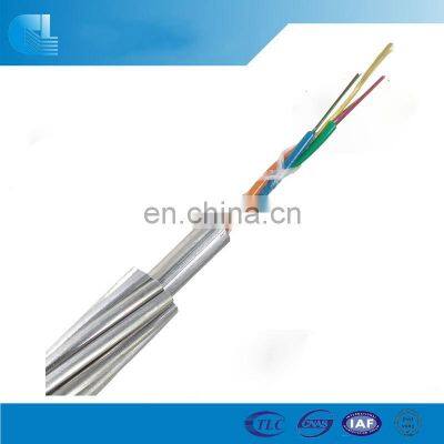 GL High Quality Low Price Single Mode Fiber Opgw 24 /36/48 Core Overhead Fiber OPtic Cable Price