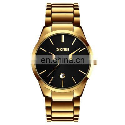 Skmei 9140 Wrist Watches Men Stainless Steel Quartz Brand Luxury Water Resistant Wristwatch