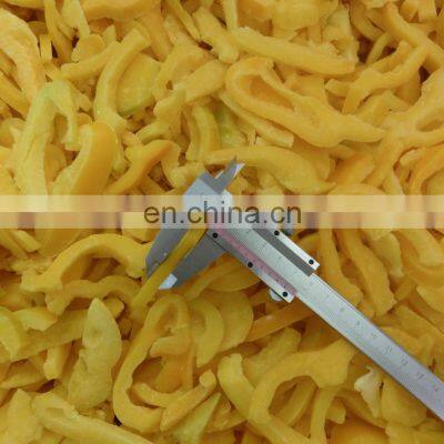 Sinocharm BRC-A Approved IQF Yellow Bell Pepper Strips Frozen Bell Pepper photo-4