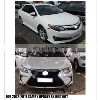 High Quality RX Design Modified Front Bumper Body Kit  For Camry 2012 - 2017 US Model