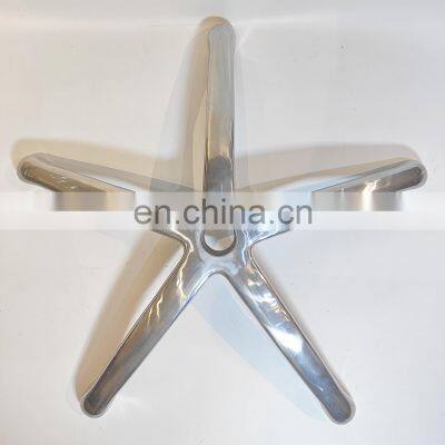 QCP-E12 Salon Hairdressing Vintage Heavy Duty Massage Bed Hydraulic Stylist Metal Barber Chair Base Chrome Iron Star Base photo-2