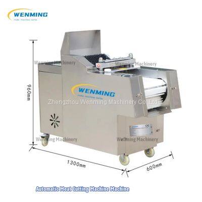 Fully Automatic Commercial Meat Cuber Chicken Cutting Machine Chicken Cube Cutter Best Price photo-4