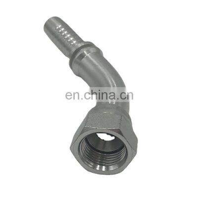 Customized Zinc Plated High Pressure Stainless Carbon Steel Oil Pipe Connection Hydraulic Fitting photo-4