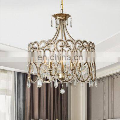 Modern Gold Chrome Luxury Crystal Electric Chandelier Pendant Lighting for Home Hotel Wedding Light photo-5