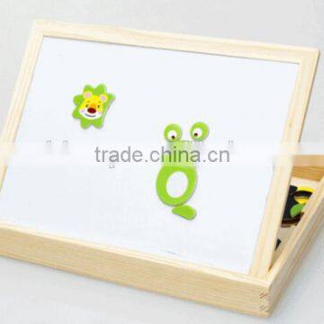 Blackboard Whiteboard Educational Game Wood Baby Child Toy Kids Wood Easel Table Top Easels Wholesale Small Easels Easel Parts photo-4
