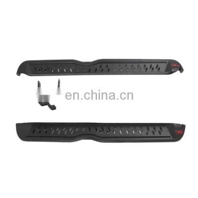 Good Quality Wholesale Paint Black Running Boards  IRON  TRD Side Steps For Hilux Revo