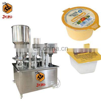 In Stock Automatic Honey Mustard Dressing Cup Filling Sealing Machine