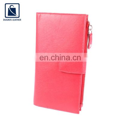 Bulk Quantity Manufacturer of Premium Quality Hot Selling Chairman Lining Material Genuine Leather Women Wallet at Best Price