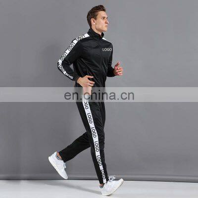 New Design Your Own Tracksuit 2021 Custom Clothing Two Piece Sets Mens Fitted Tracksuit With photo-5