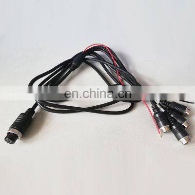 GX12 GX16 Aviation Connector Cable 4 pin 5pin 6pin 8pin Backup Car Camera Cable