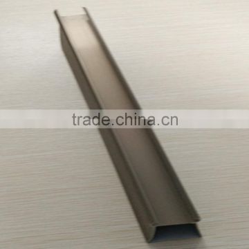 champagne anodized decorative aluminum profile for window and door