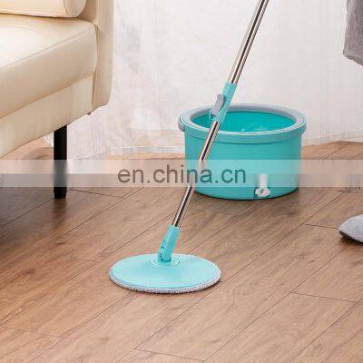 Mop and Bucket Set Microfiber Mop With Bucket Floor Cleaning System Flat Floor Mop for Hardwood Tile Laminate Marble photo-5