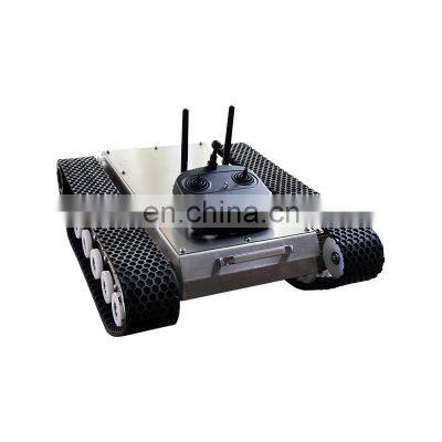 Protection class IP65 Tins-6 solar panels cleaning robot reconnaissance robot rubber track robot platform with good price