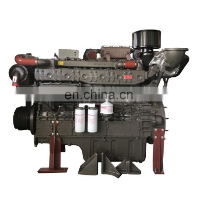 Ship boat 6 cylinders 380hp YC6T380C yuchai inboard marine diesel engine