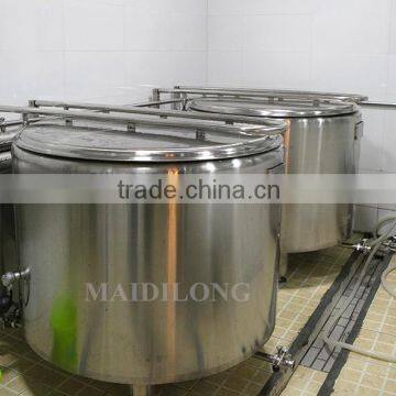 Stainless Steel Round Open no Cone German Style Fermentation Tank photo-4