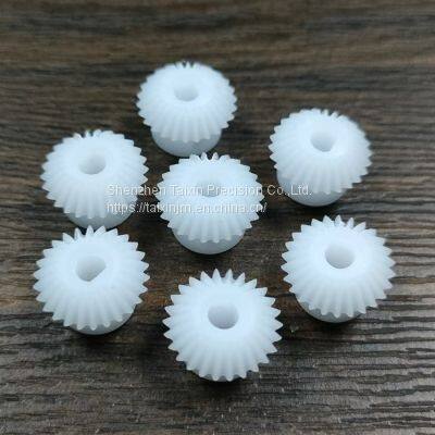 White POM bevel gear