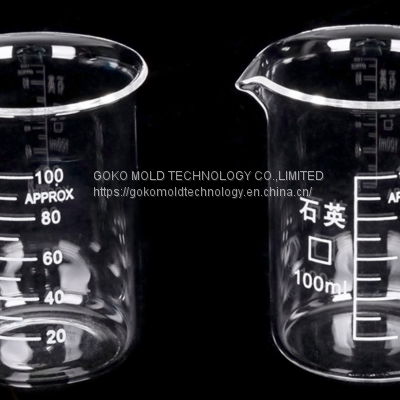 Quartz Material Beaker High Type Low Type 5ml~50ml High Quality Quartz Glass Laboratory Ware photo-3