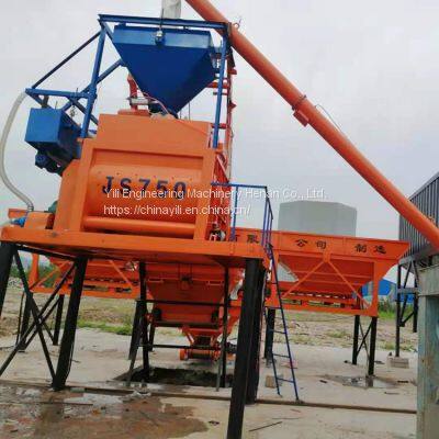 hzs35 stationary concrete batching plant specification with high batching accuracy